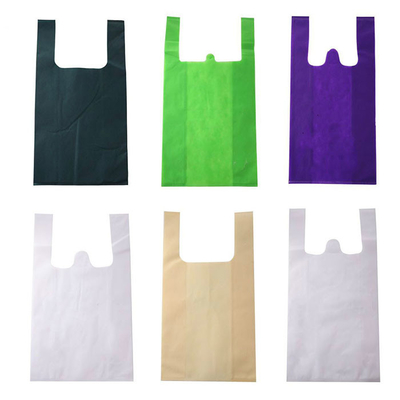통기성 폴리프로필렌 비 우븐 T셔츠 가방 인렬 저항 60gsm