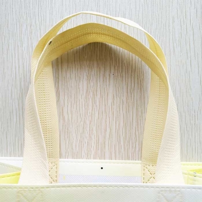 가열 전사 인쇄와 PP 85Gsm 비 우븐 Eco 백 핸들